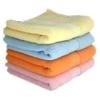 Plain dyed bath terry towel in cotton