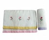 Plain embroidery face towel