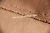 Plain peach skin(Light brown) -- Grey Fabric