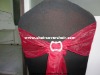 Plastic chair sashes buckle