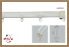 Plastic curtain rail fitting