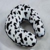 Plush Animal Print Car Neck Pillow