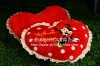 Plush Heart Pillow/valentine plush heart pillow