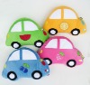 Plush colorful car shaped seat cushion