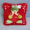 Plush  cushion with frog body