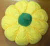 Plush yellow pillow