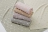 Polka-dot Gauze Bath Towel Purple /Woven/60x120 cm