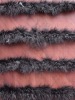 Poly Mesh Animal Feather Embroidery Fabric