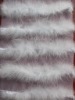 Poly Mesh Animal Feather Embroidery Fabric