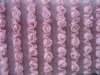 Poly Mesh Chiffon Ribbon Embroidery Fabric