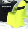 Poly Spandex Chair Cover in Neon Yellow Color With Spandex Band