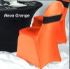 Poly/Spandex Chair Cover in Orange Green Color With Spandex Band