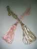 Polychrome curtain tassel