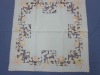 Polyester Embroidery Floral Tablecloth