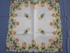 Polyester Embroidery Floral Tablecloth