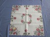 Polyester Embroidery Floral Tablecloth