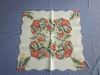 Polyester Embroidery Floral Tablecloth