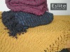 Polyester Fancy Yarn Sofa Throw