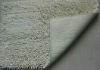 Polyester/Polyamide chenille rug/mat with non-slip latex-back