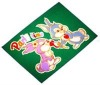 Polyester Rabbit Green Carpet GT5002