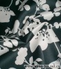 Polyester Spandex Printed Satin Woven Fabric