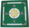 Polyester Square Printing Green Table Carpet