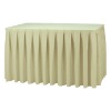 Polyester Table skirting, satin skirt