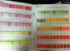 Polyester Yarn Color Card