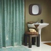 Polyester bathroom curtain