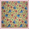 Polyester/cotton fabric printed for clothing