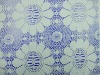 Polyester/cotton lace fabric