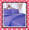 Polyester/cotton printed royal purple bedding set