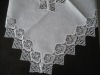 Polyester/embroidered table cloth