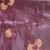 Polyester embroidery curtain fabric