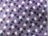 Polyester fabric printed brushed tricot fabric