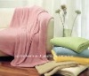 Polyester fleece blanket embossed