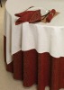 Polyester jacquard hotel table cloth