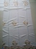 Polyester lembroidery curtain fabric