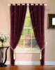 Polyester lightproof window curtain -54"x41"x2PCS