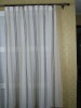 Polyester linen-look curtain