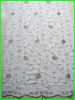 Polyester linen-look embroidery curtain