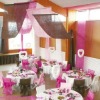 Polyester non-woven fabric impregnated chair cover and slipcover/Hotel hall decoration