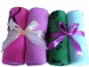 Polyester polar fleece baby blanket