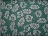 Polyester printed fabric with leaves