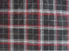 Polyester printed plaid check polar fleece fabric