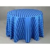Polyester satin striped Table clothes and satin striped napkin