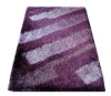 Polyester shaggy Carpet with Shadding Design