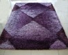 Polyester shaggy Rug with Shadding Design