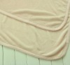 Polyester solid colour fleece blanket/polar fleece blanket