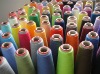 Polyester spun yarn